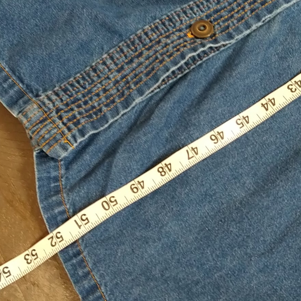 Vintage Orvis Jean Button Up Long Dress - Picture 10 of 12